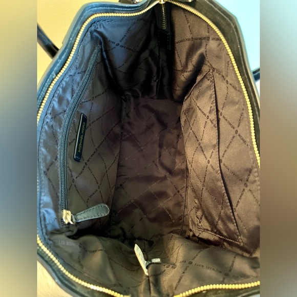 Michael Kors Avril Large Letter Calf Hair Satchel - Picture 10 of 11